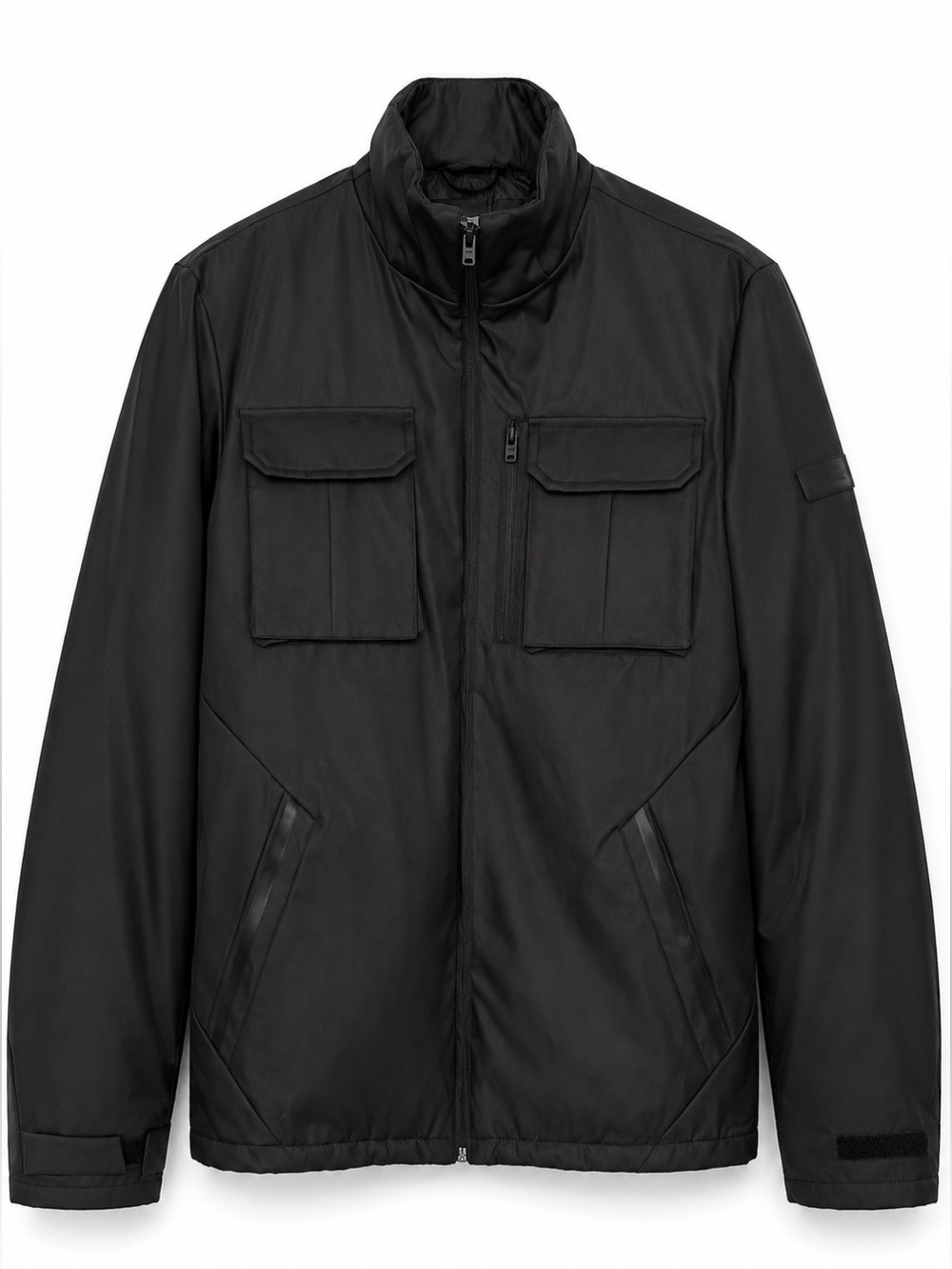 Jack & Jones Utility Jacket Black Water Repellent Windproof Men’s M - Picture 1 of 14
